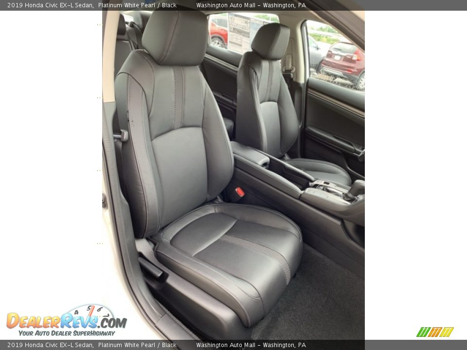 Front Seat of 2019 Honda Civic EX-L Sedan Photo #26