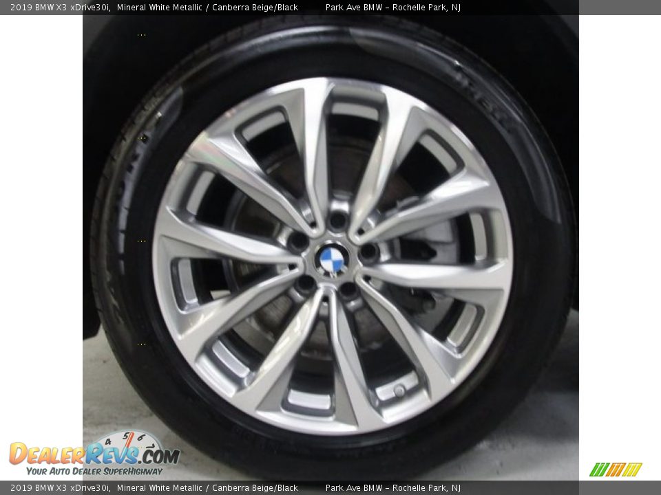 2019 BMW X3 xDrive30i Mineral White Metallic / Canberra Beige/Black Photo #30