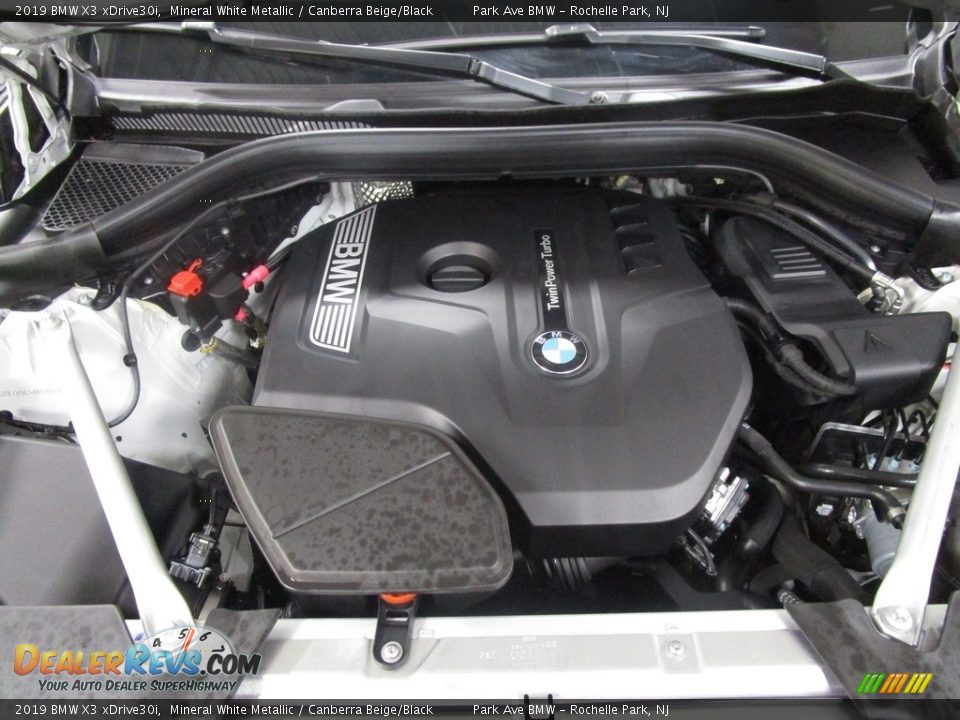 2019 BMW X3 xDrive30i Mineral White Metallic / Canberra Beige/Black Photo #31