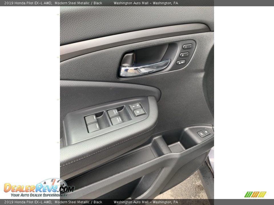 2019 Honda Pilot EX-L AWD Modern Steel Metallic / Black Photo #11