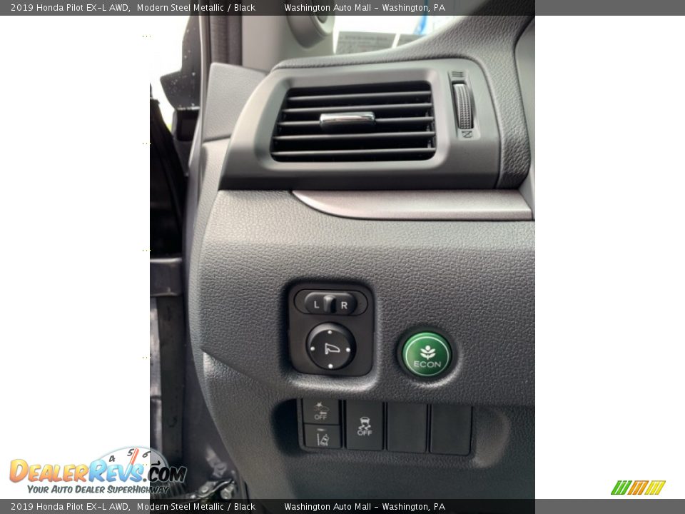 2019 Honda Pilot EX-L AWD Modern Steel Metallic / Black Photo #12