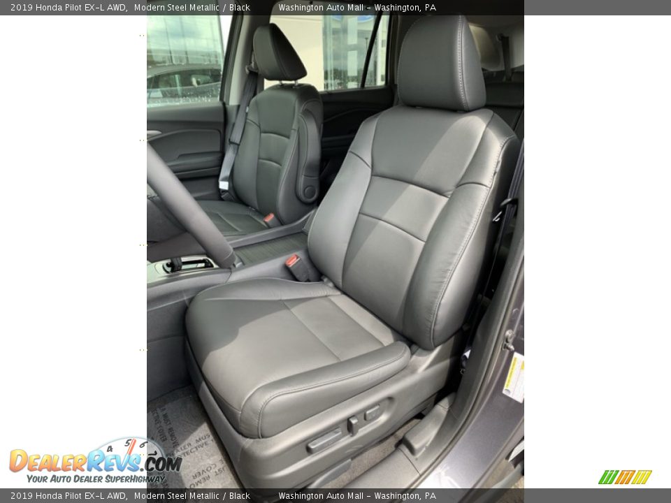 2019 Honda Pilot EX-L AWD Modern Steel Metallic / Black Photo #14