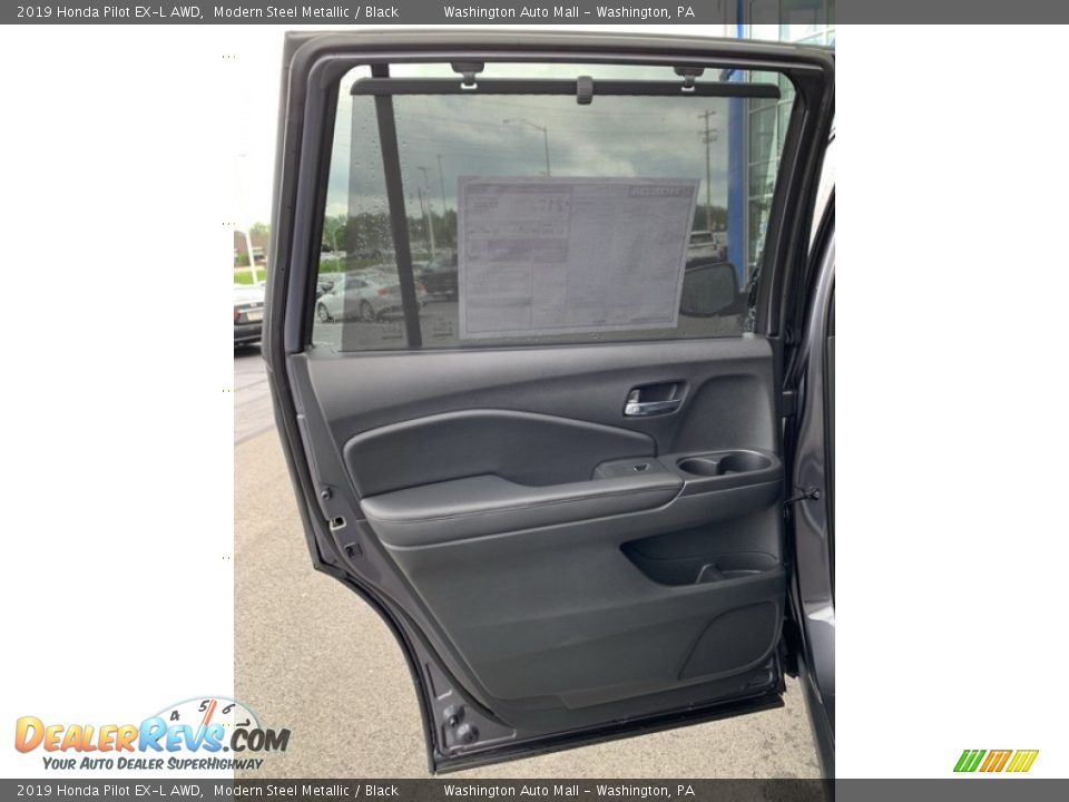 2019 Honda Pilot EX-L AWD Modern Steel Metallic / Black Photo #16