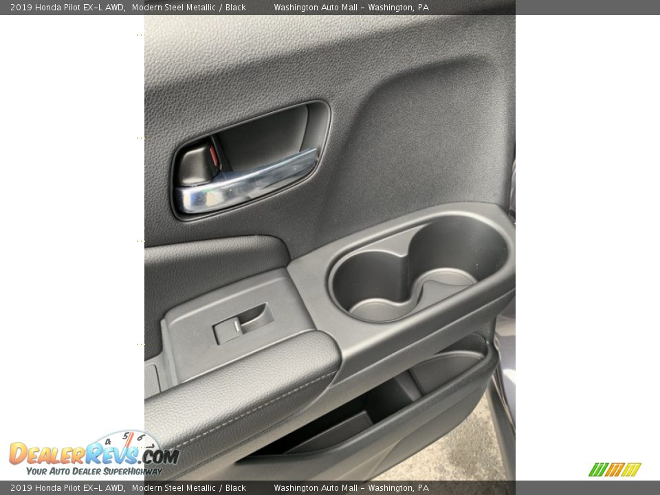 2019 Honda Pilot EX-L AWD Modern Steel Metallic / Black Photo #17