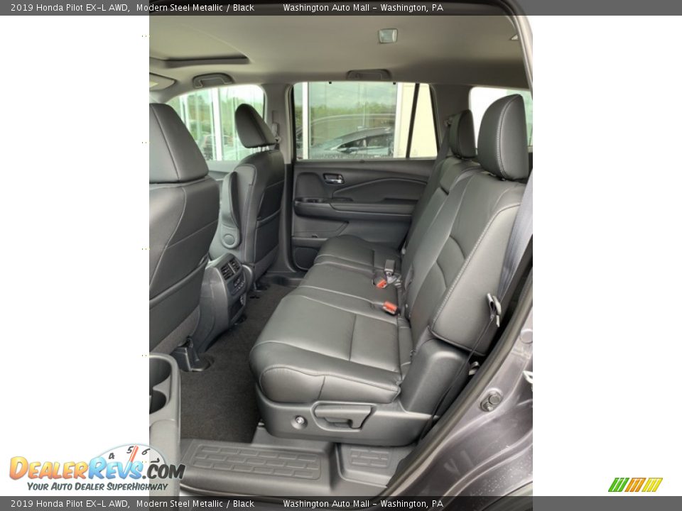 2019 Honda Pilot EX-L AWD Modern Steel Metallic / Black Photo #19
