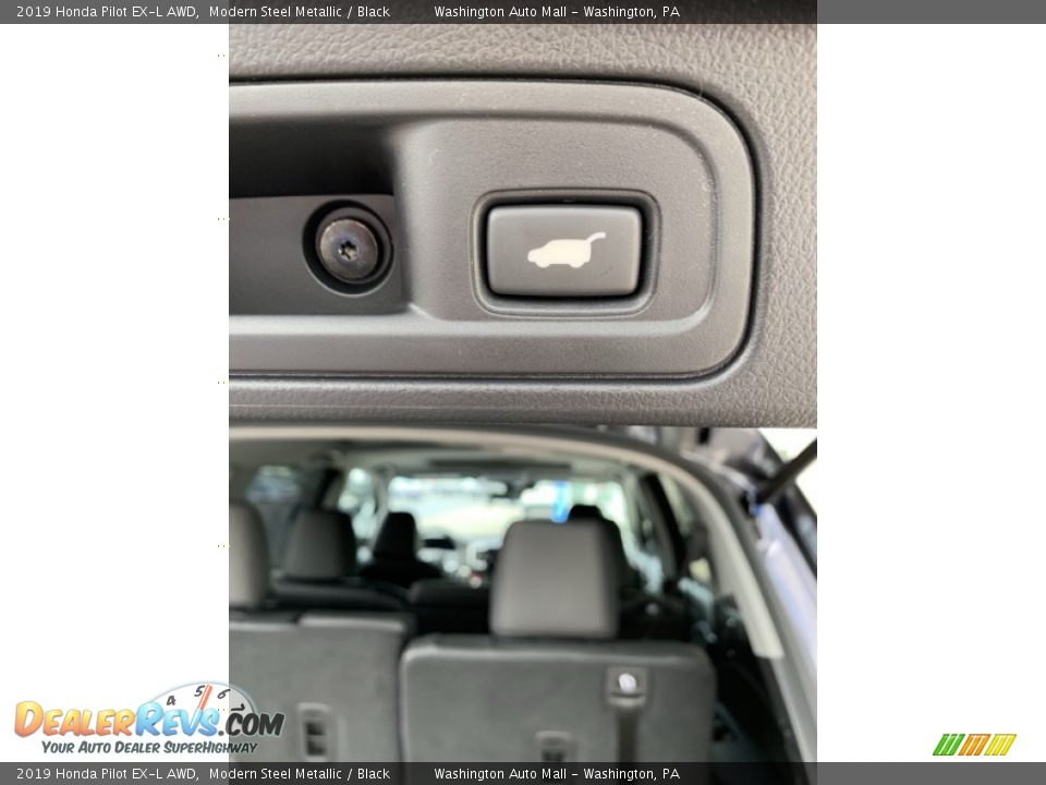 2019 Honda Pilot EX-L AWD Modern Steel Metallic / Black Photo #24