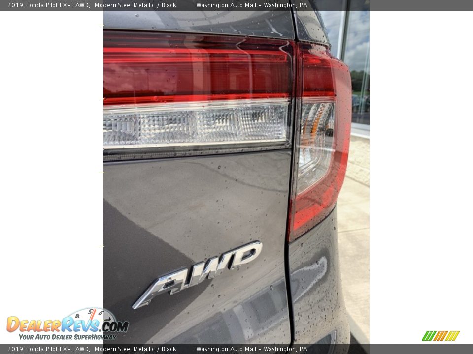 2019 Honda Pilot EX-L AWD Modern Steel Metallic / Black Photo #25