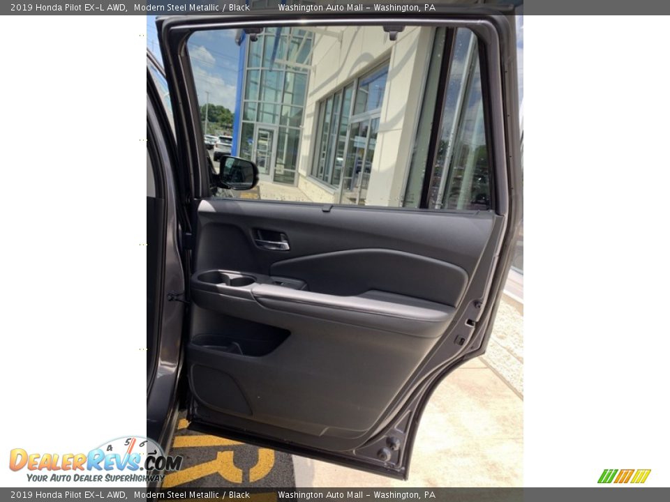 2019 Honda Pilot EX-L AWD Modern Steel Metallic / Black Photo #26
