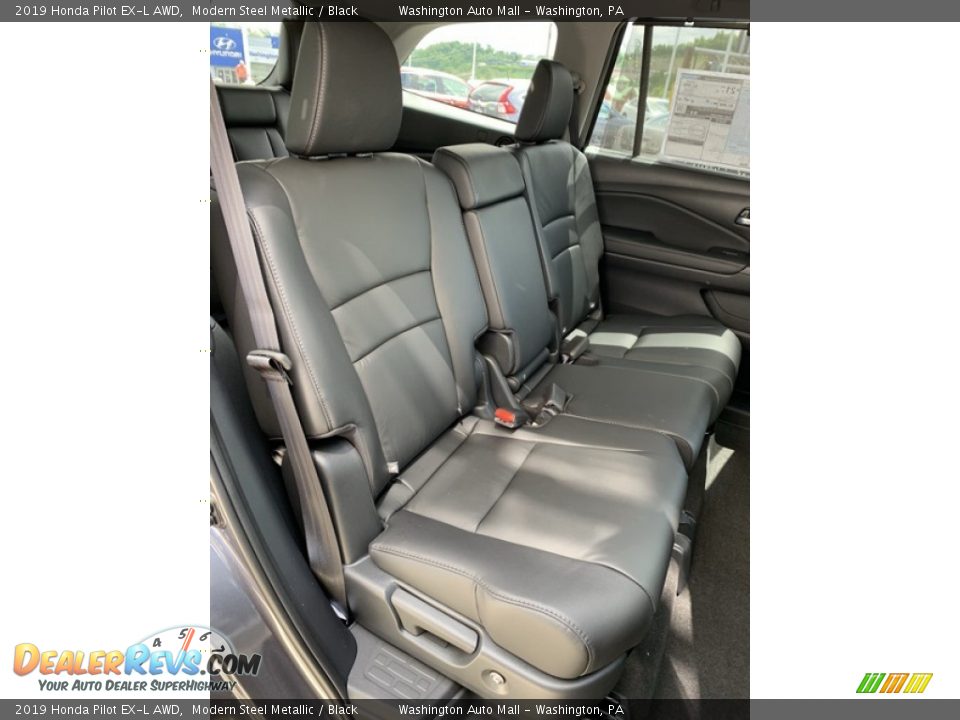 2019 Honda Pilot EX-L AWD Modern Steel Metallic / Black Photo #27