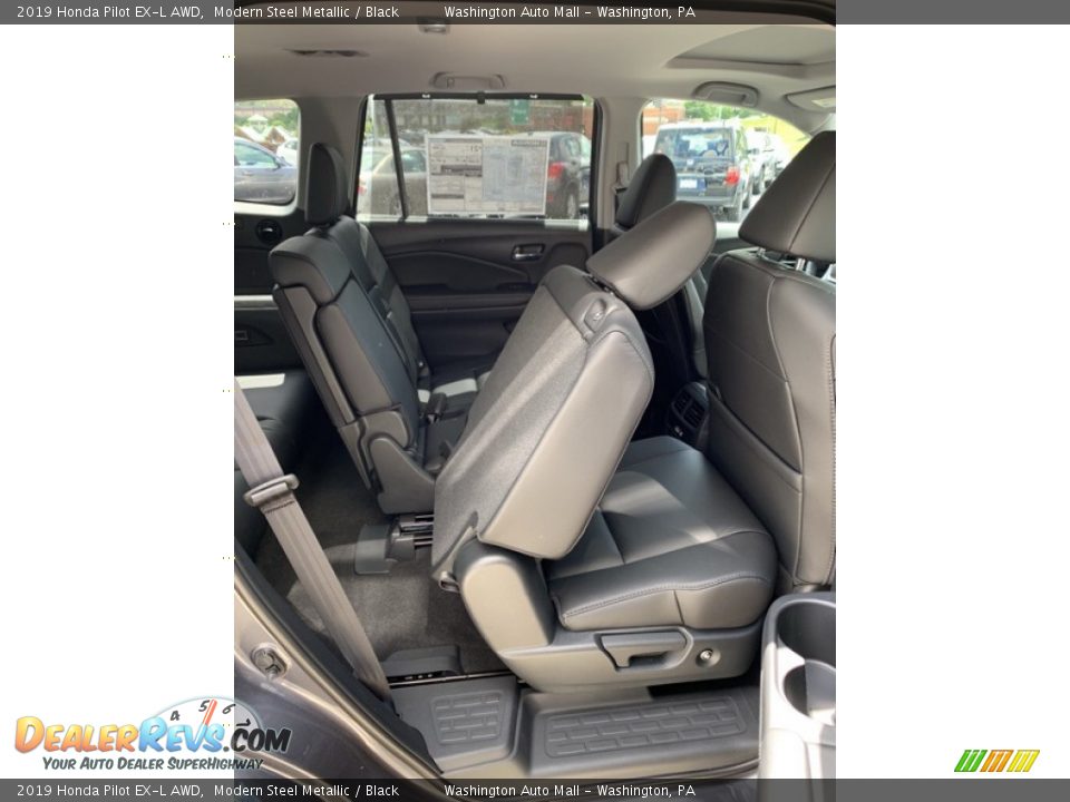 2019 Honda Pilot EX-L AWD Modern Steel Metallic / Black Photo #28