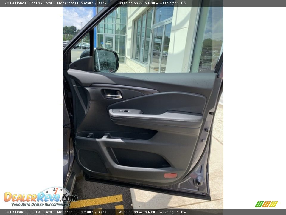 2019 Honda Pilot EX-L AWD Modern Steel Metallic / Black Photo #31