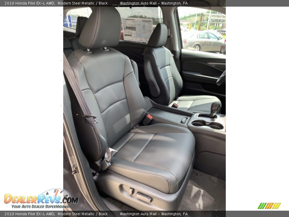 2019 Honda Pilot EX-L AWD Modern Steel Metallic / Black Photo #32