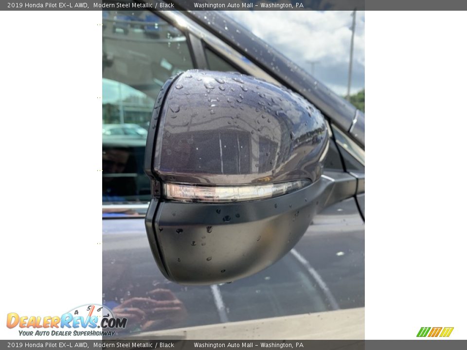2019 Honda Pilot EX-L AWD Modern Steel Metallic / Black Photo #34
