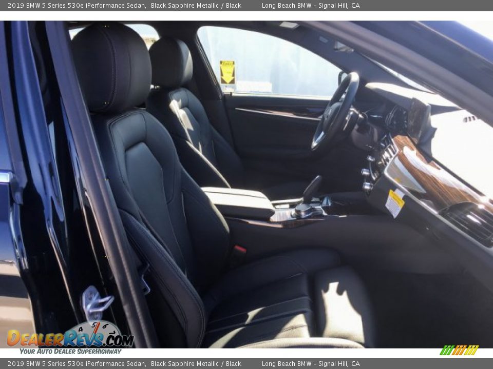 2019 BMW 5 Series 530e iPerformance Sedan Black Sapphire Metallic / Black Photo #5