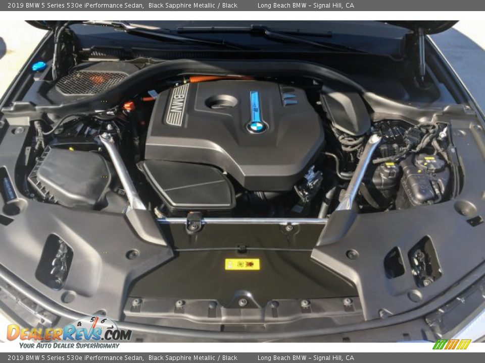 2019 BMW 5 Series 530e iPerformance Sedan Black Sapphire Metallic / Black Photo #8