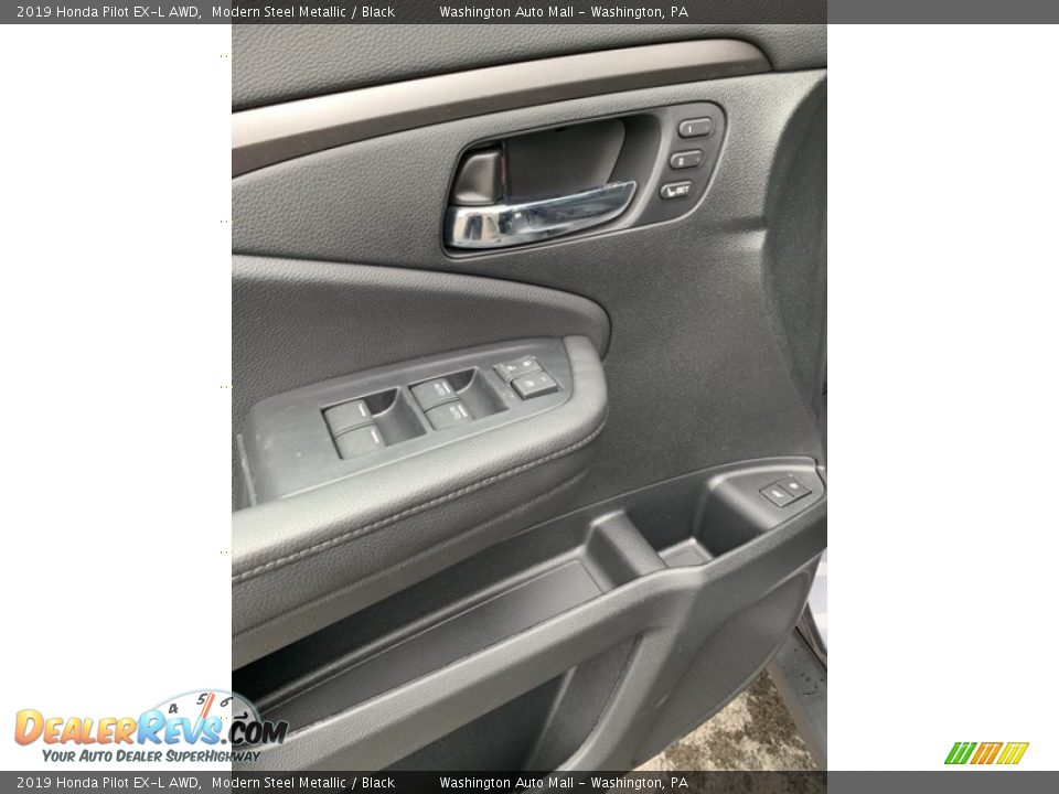2019 Honda Pilot EX-L AWD Modern Steel Metallic / Black Photo #11