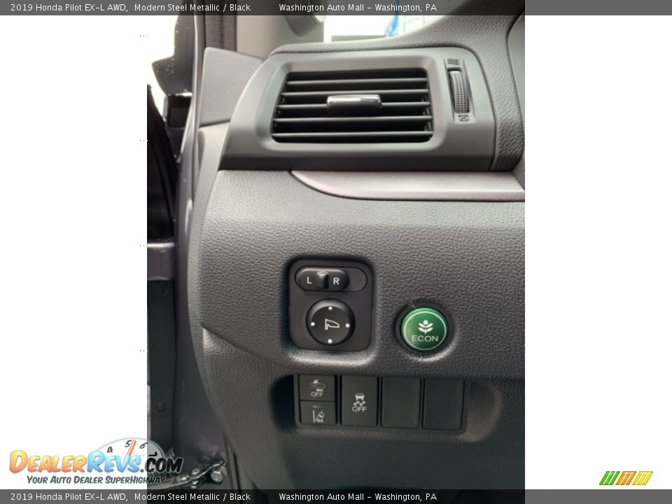 2019 Honda Pilot EX-L AWD Modern Steel Metallic / Black Photo #12