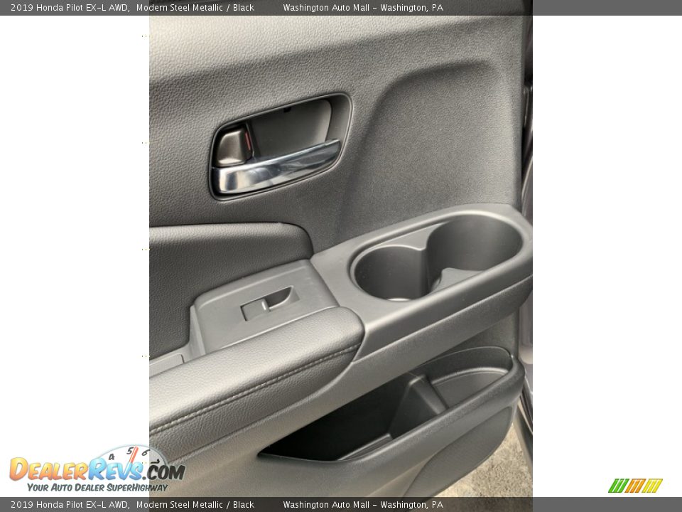 2019 Honda Pilot EX-L AWD Modern Steel Metallic / Black Photo #17