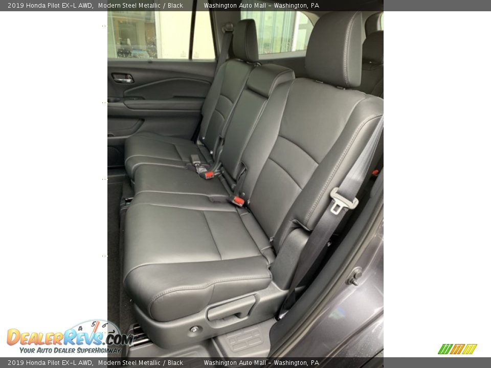 2019 Honda Pilot EX-L AWD Modern Steel Metallic / Black Photo #18
