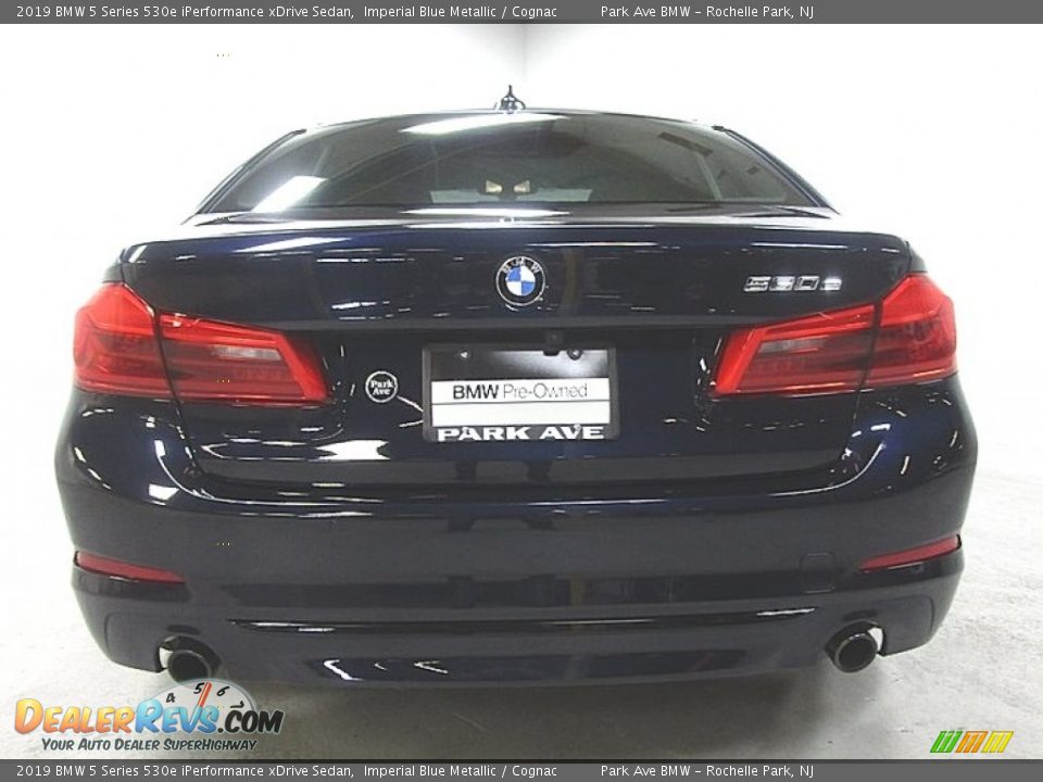 2019 BMW 5 Series 530e iPerformance xDrive Sedan Imperial Blue Metallic / Cognac Photo #3