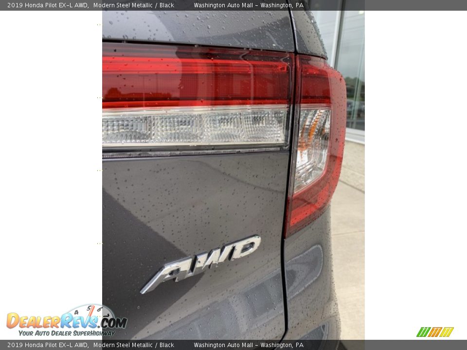 2019 Honda Pilot EX-L AWD Modern Steel Metallic / Black Photo #25
