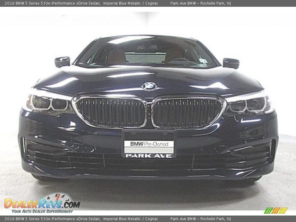 2019 BMW 5 Series 530e iPerformance xDrive Sedan Imperial Blue Metallic / Cognac Photo #6
