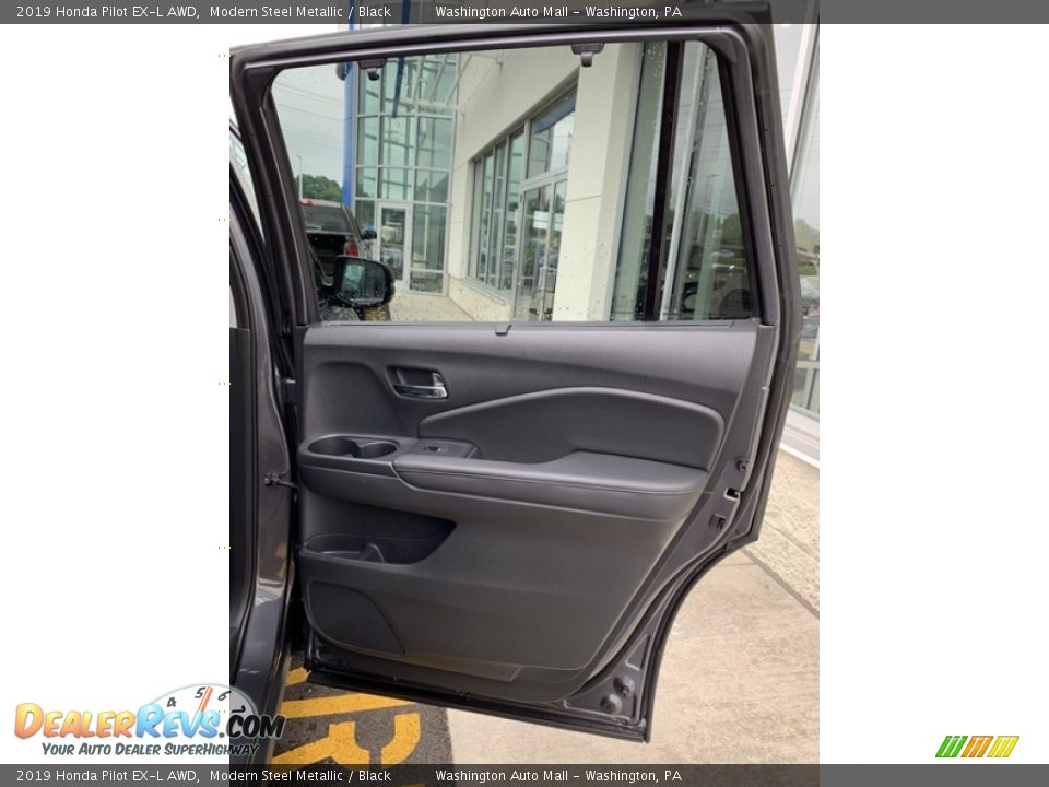 2019 Honda Pilot EX-L AWD Modern Steel Metallic / Black Photo #26