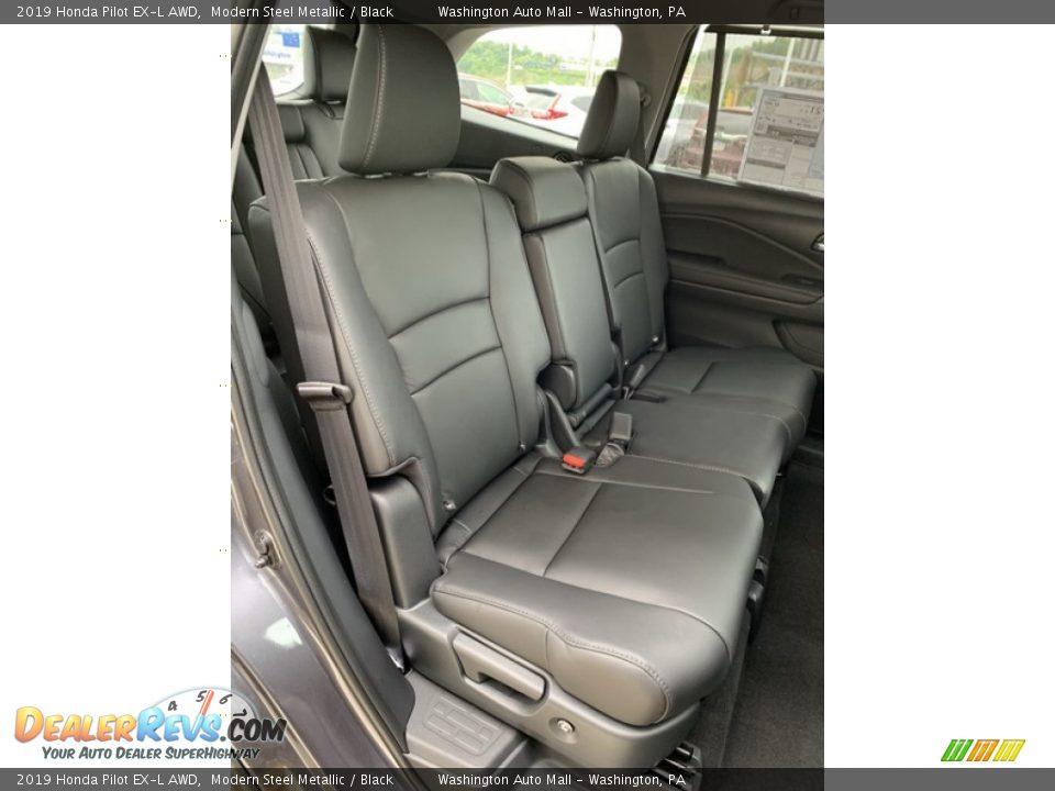 2019 Honda Pilot EX-L AWD Modern Steel Metallic / Black Photo #27