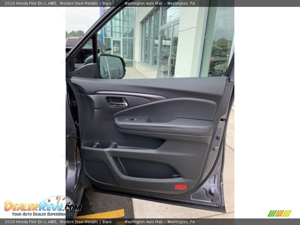 2019 Honda Pilot EX-L AWD Modern Steel Metallic / Black Photo #30