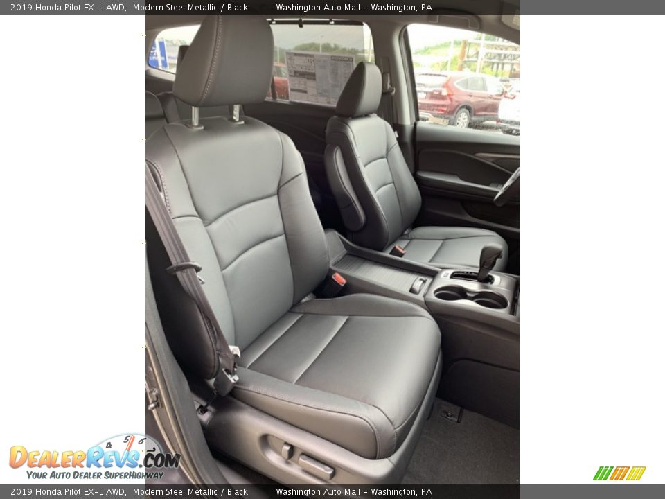 2019 Honda Pilot EX-L AWD Modern Steel Metallic / Black Photo #31