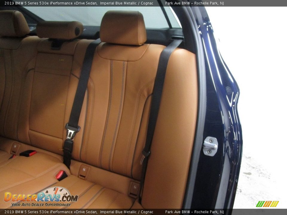 2019 BMW 5 Series 530e iPerformance xDrive Sedan Imperial Blue Metallic / Cognac Photo #11