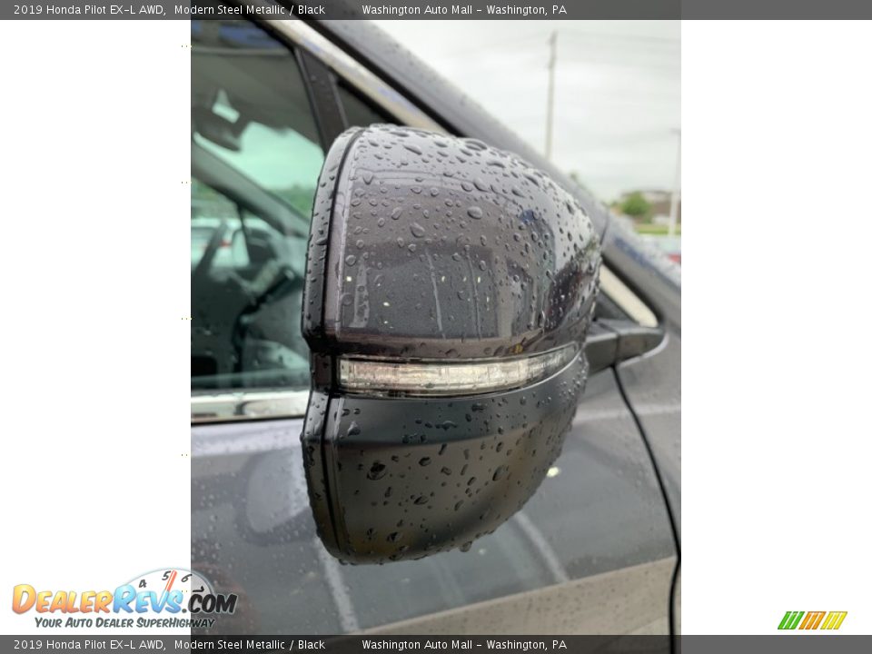 2019 Honda Pilot EX-L AWD Modern Steel Metallic / Black Photo #33