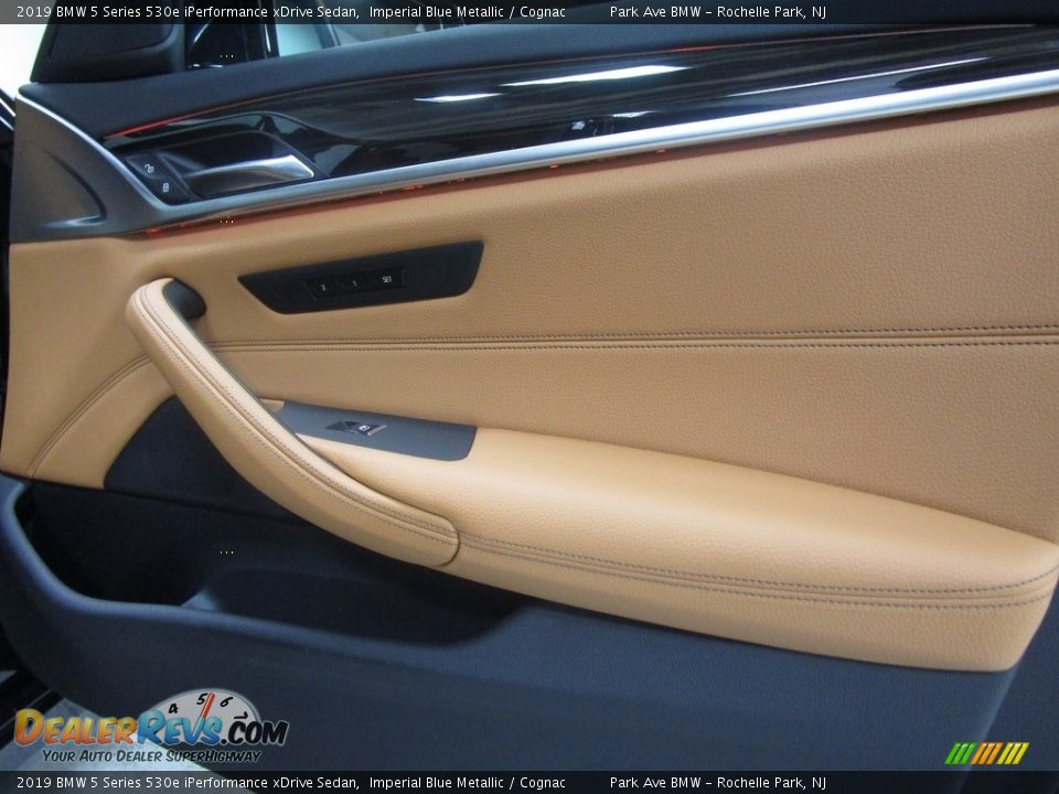 2019 BMW 5 Series 530e iPerformance xDrive Sedan Imperial Blue Metallic / Cognac Photo #13