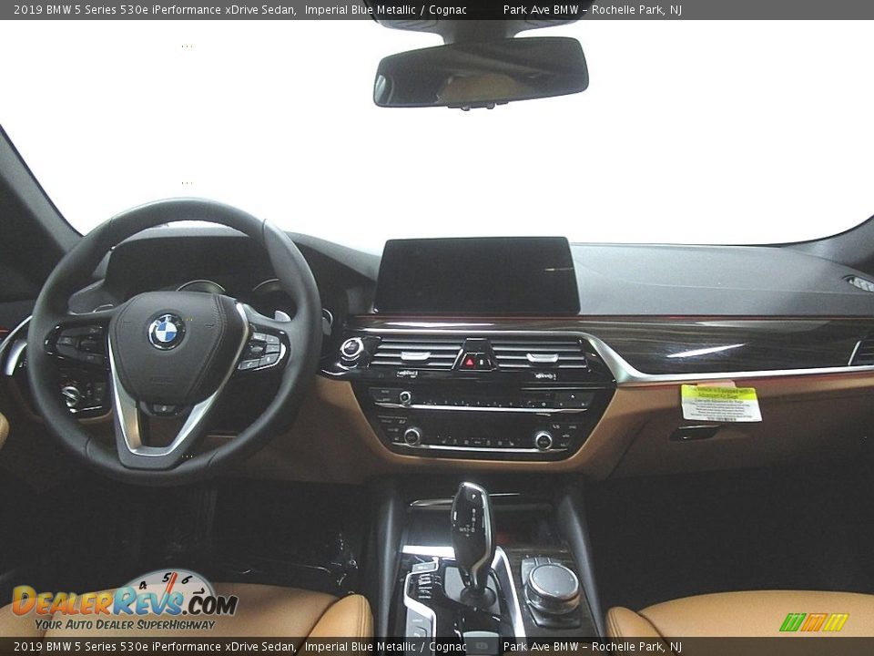 2019 BMW 5 Series 530e iPerformance xDrive Sedan Imperial Blue Metallic / Cognac Photo #22