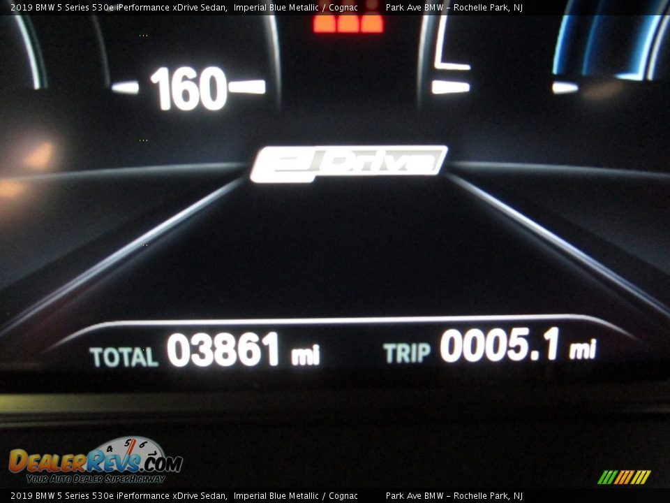 2019 BMW 5 Series 530e iPerformance xDrive Sedan Imperial Blue Metallic / Cognac Photo #24