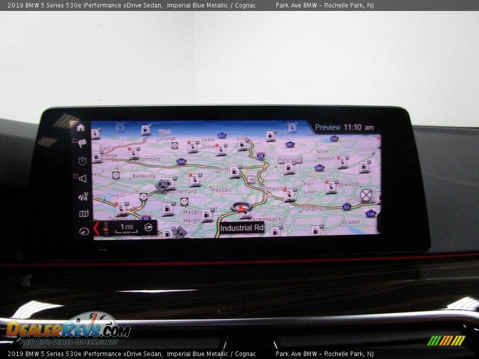 2019 BMW 5 Series 530e iPerformance xDrive Sedan Imperial Blue Metallic / Cognac Photo #25
