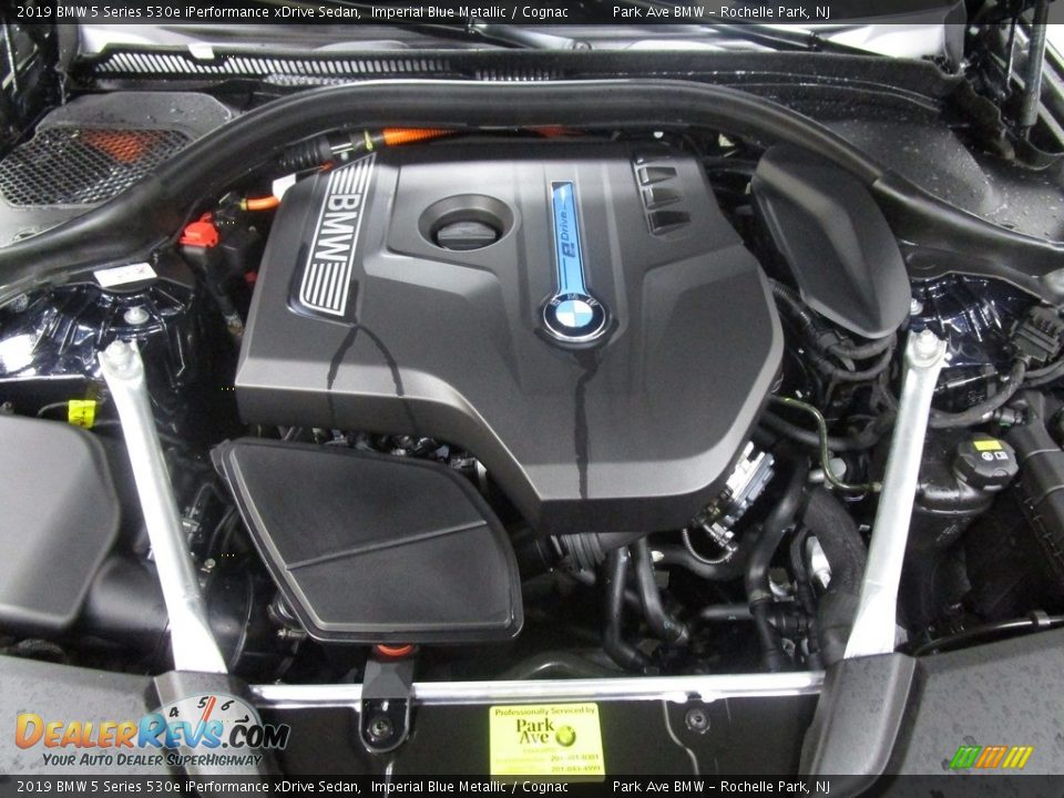 2019 BMW 5 Series 530e iPerformance xDrive Sedan Imperial Blue Metallic / Cognac Photo #29