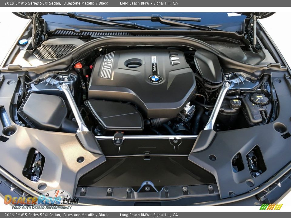 2019 BMW 5 Series 530i Sedan Bluestone Metallic / Black Photo #8