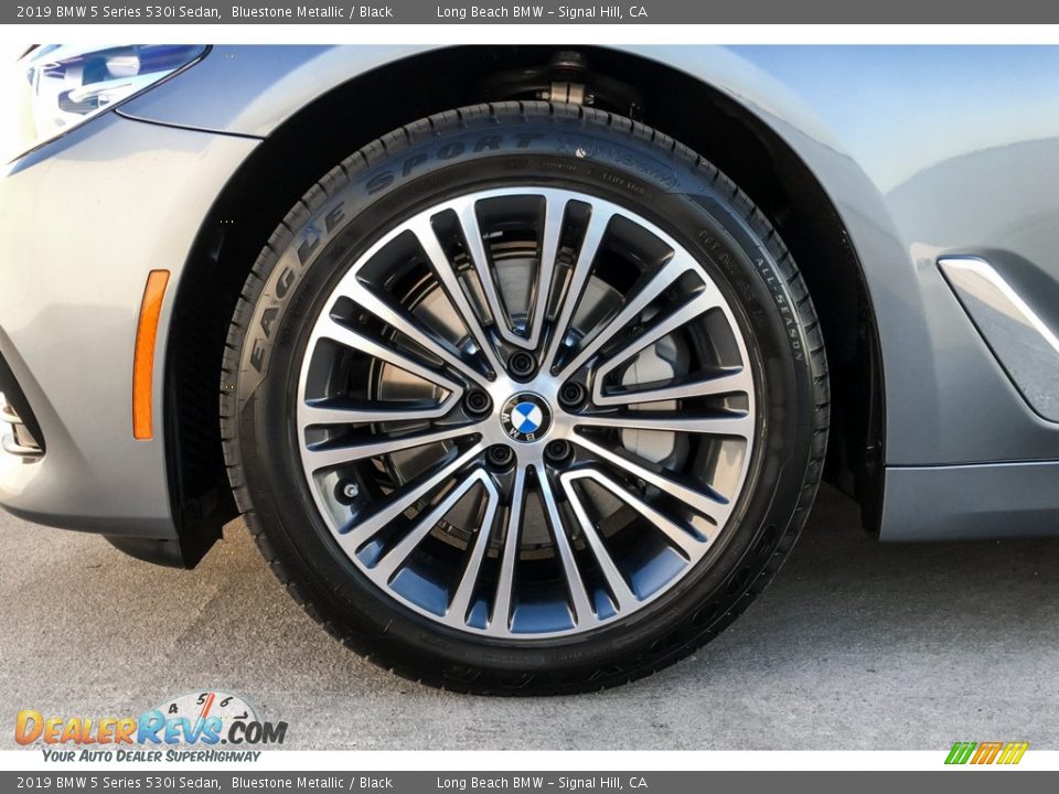 2019 BMW 5 Series 530i Sedan Bluestone Metallic / Black Photo #9