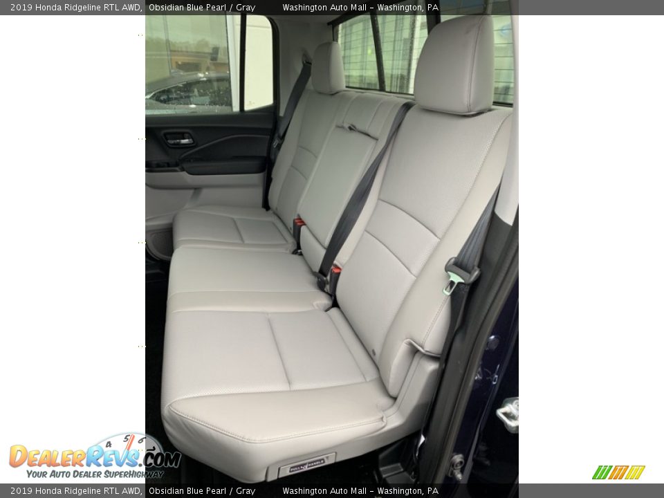 2019 Honda Ridgeline RTL AWD Obsidian Blue Pearl / Gray Photo #18
