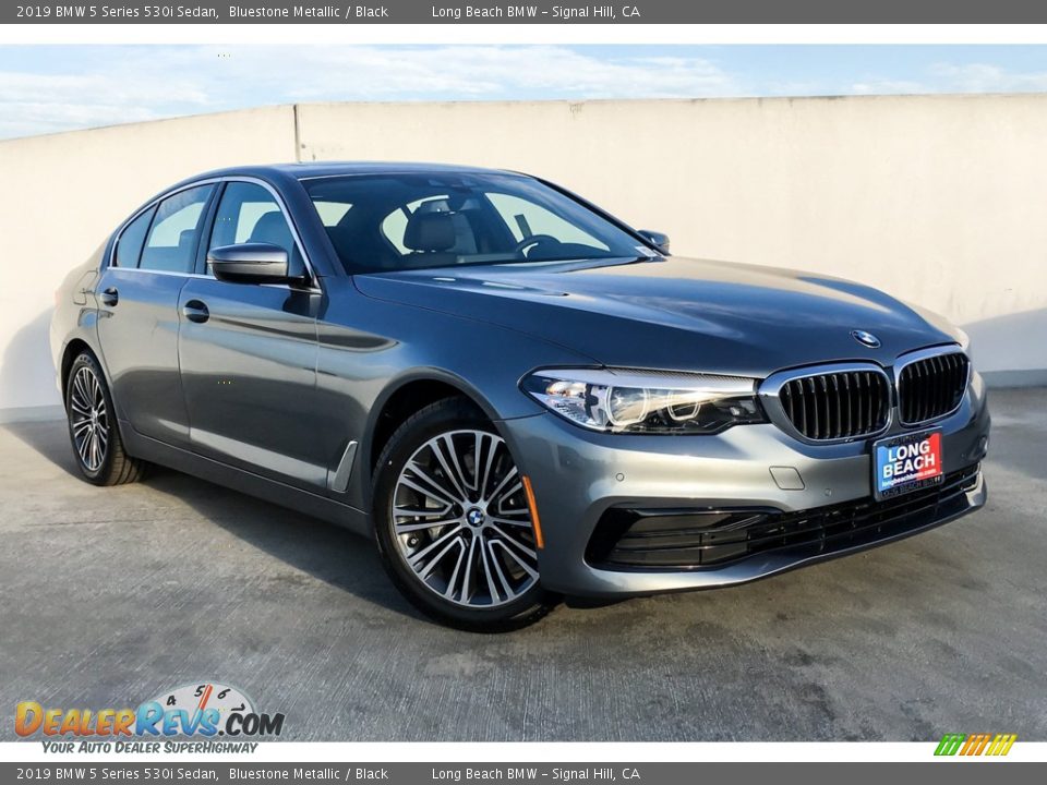 2019 BMW 5 Series 530i Sedan Bluestone Metallic / Black Photo #10