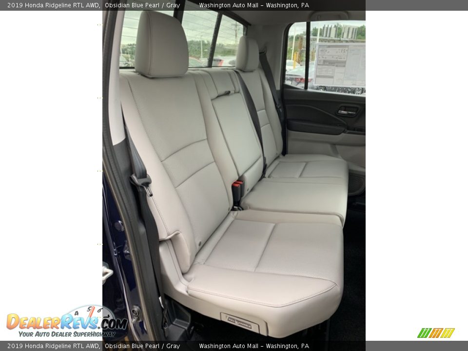 2019 Honda Ridgeline RTL AWD Obsidian Blue Pearl / Gray Photo #24