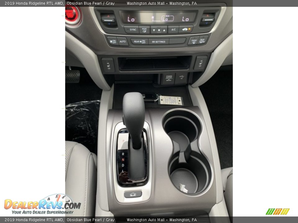 2019 Honda Ridgeline RTL AWD Obsidian Blue Pearl / Gray Photo #33