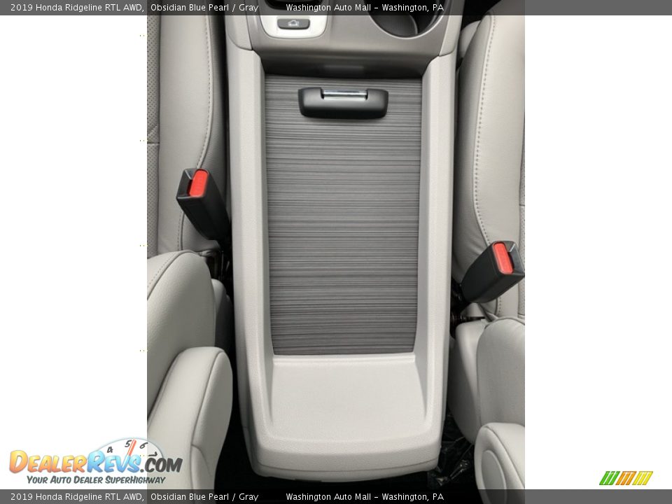2019 Honda Ridgeline RTL AWD Obsidian Blue Pearl / Gray Photo #34