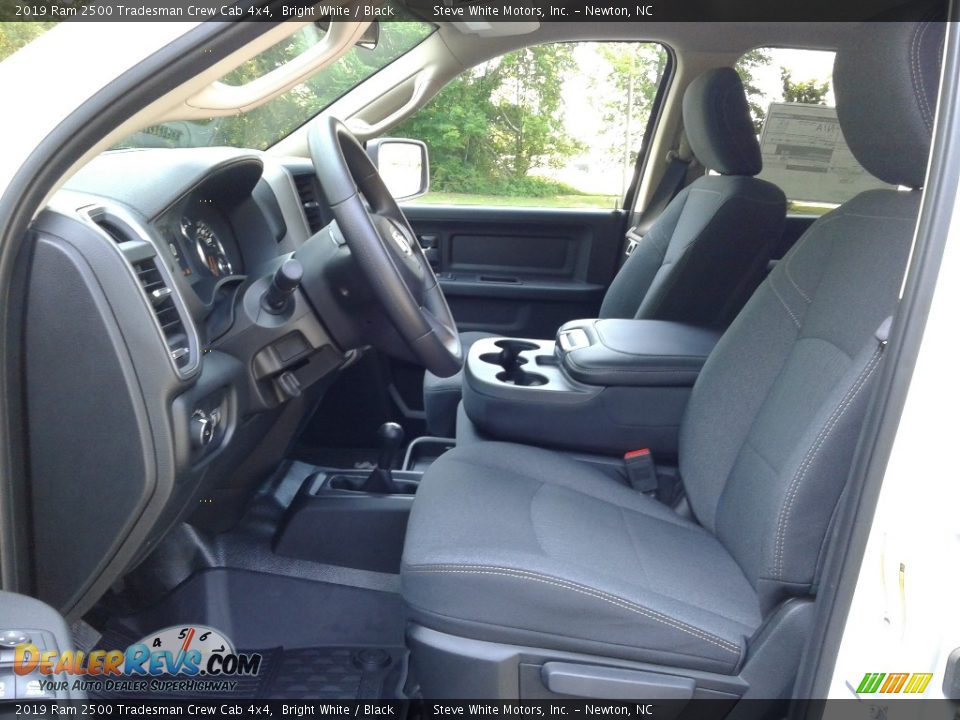 Black Interior - 2019 Ram 2500 Tradesman Crew Cab 4x4 Photo #10