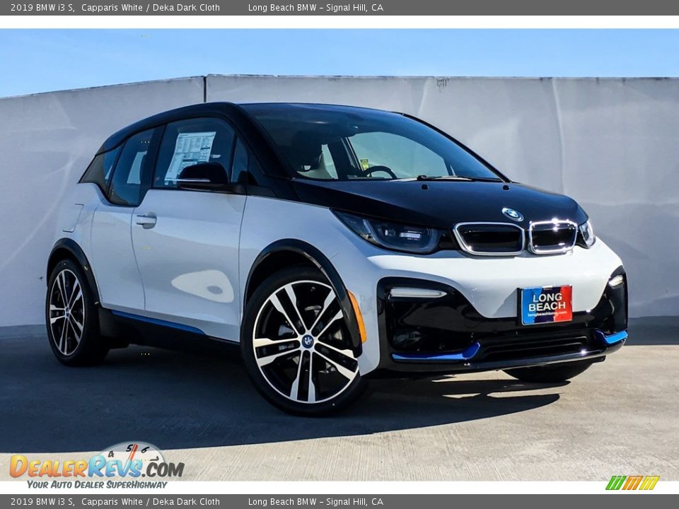 2019 BMW i3 S Capparis White / Deka Dark Cloth Photo #10