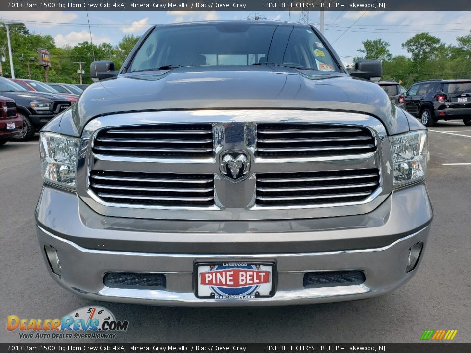 2013 Ram 1500 Big Horn Crew Cab 4x4 Mineral Gray Metallic / Black/Diesel Gray Photo #2