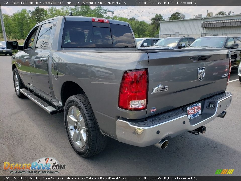 2013 Ram 1500 Big Horn Crew Cab 4x4 Mineral Gray Metallic / Black/Diesel Gray Photo #5