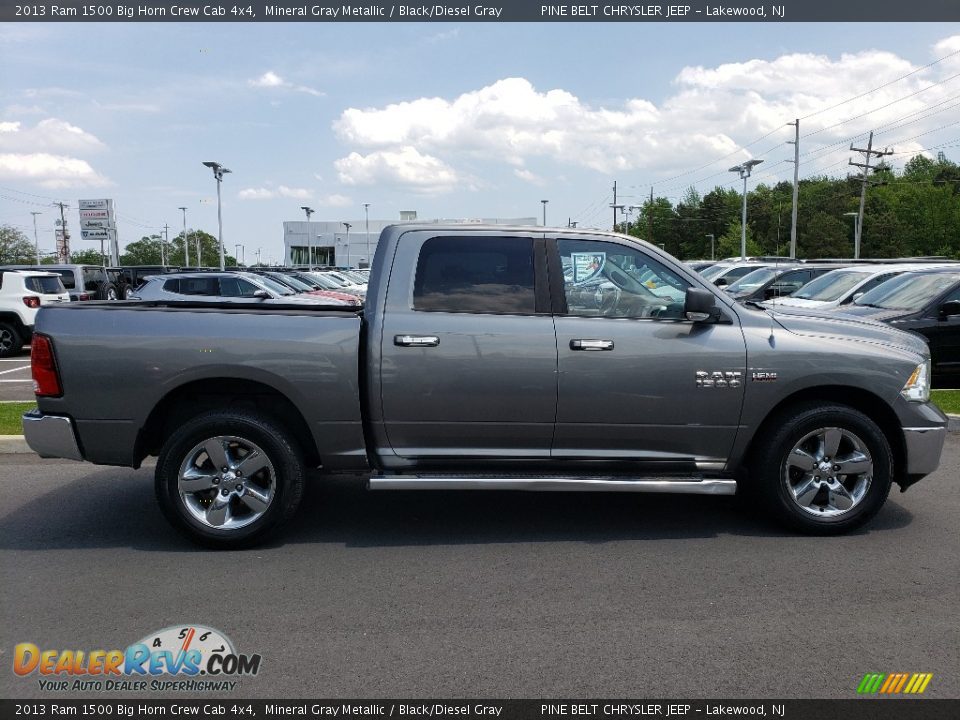 2013 Ram 1500 Big Horn Crew Cab 4x4 Mineral Gray Metallic / Black/Diesel Gray Photo #8