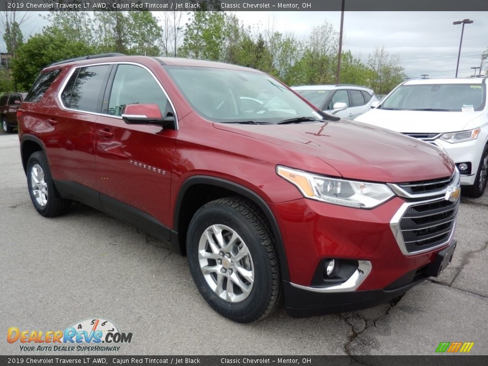 2019 Chevrolet Traverse LT AWD Cajun Red Tintcoat / Jet Black Photo #3